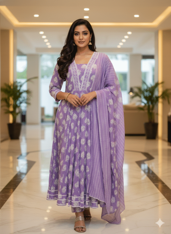 Anarkali Suit with Dupatta